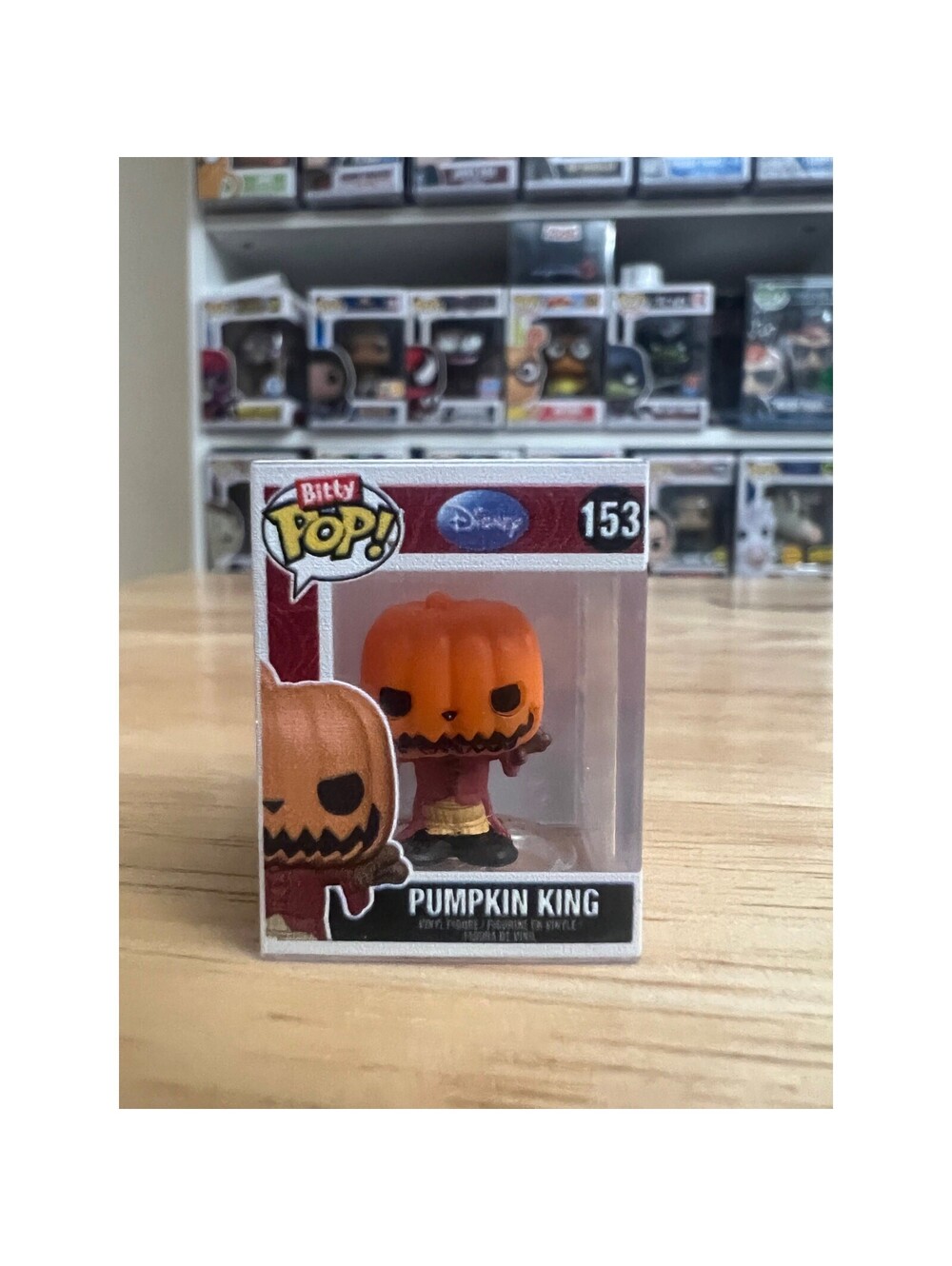 BITTY Pumpkin King Jack Skellington 1" Funko Pop #153 Disney Nightmare Christmas